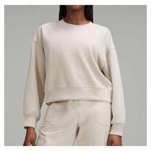 Lululemon perfectly oversized cropped crew